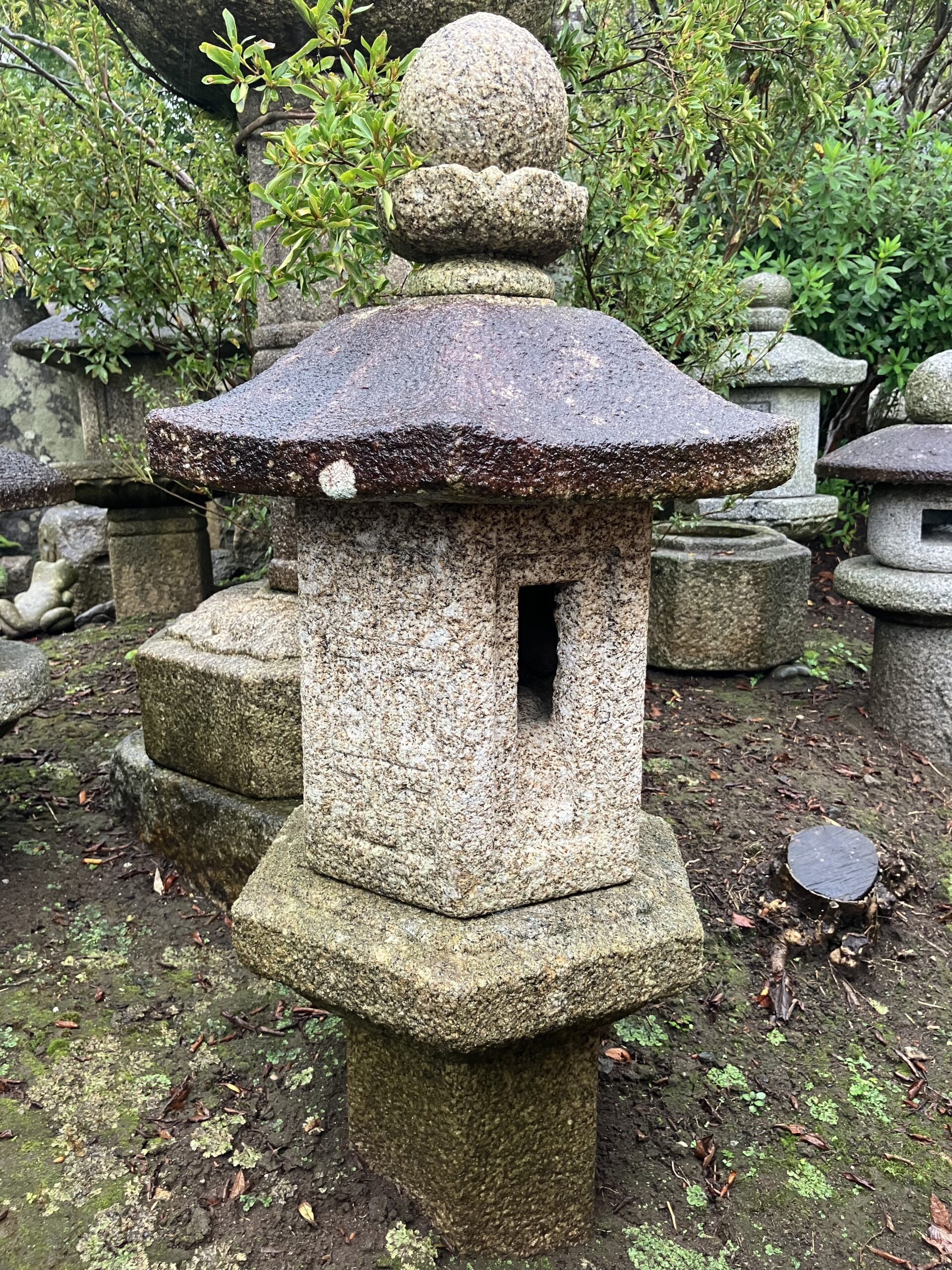 六角形生込灯籠