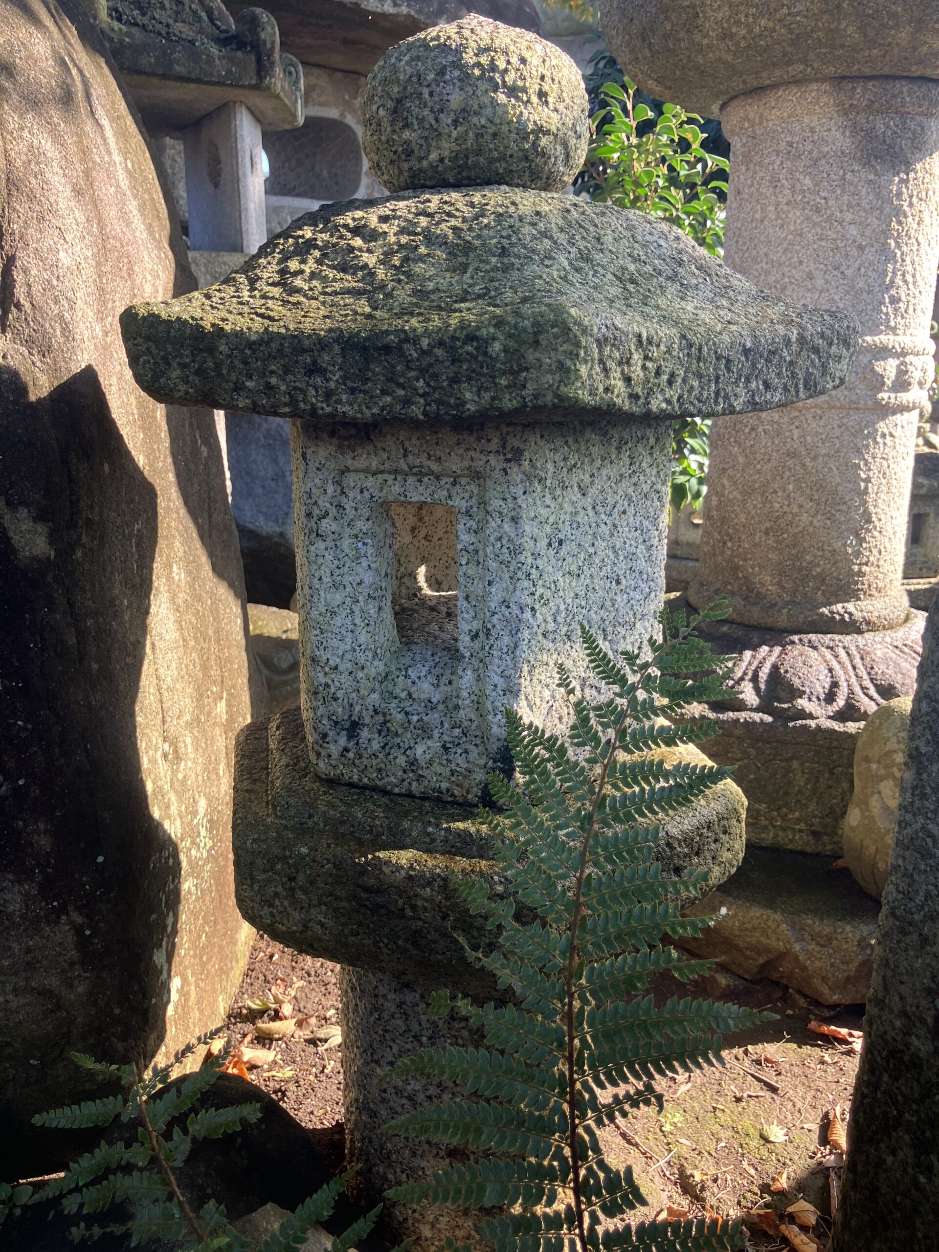 六角形生込灯籠