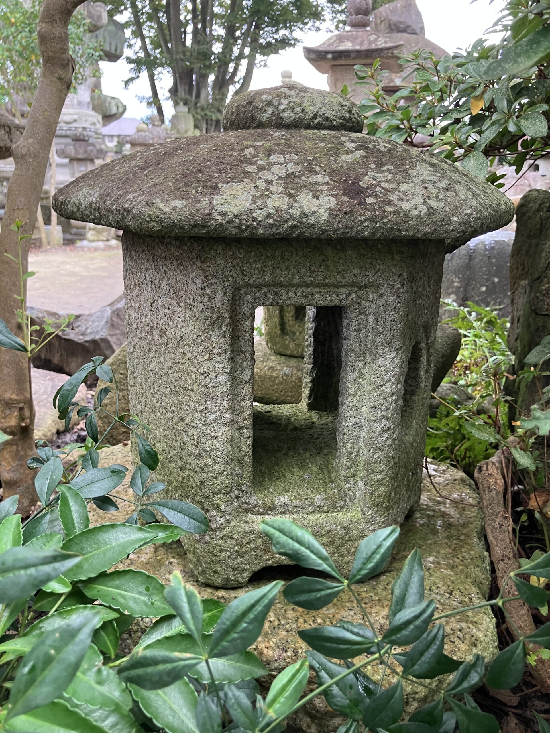 寸松庵形石灯籠